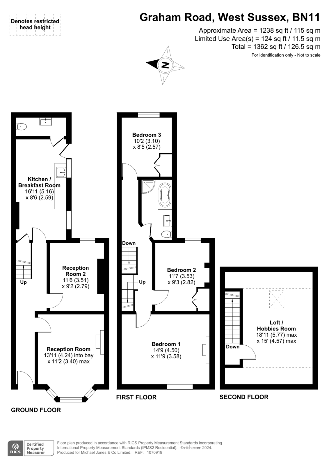 11, Graham Road, West Sussex floorplan