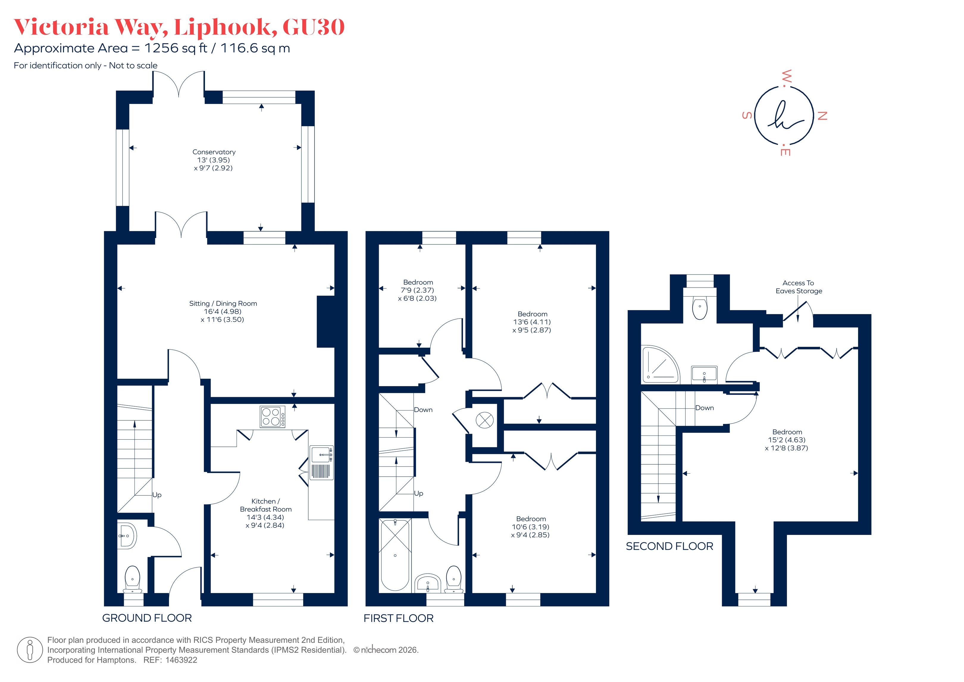 36, Victoria Way, Liphook floorplan