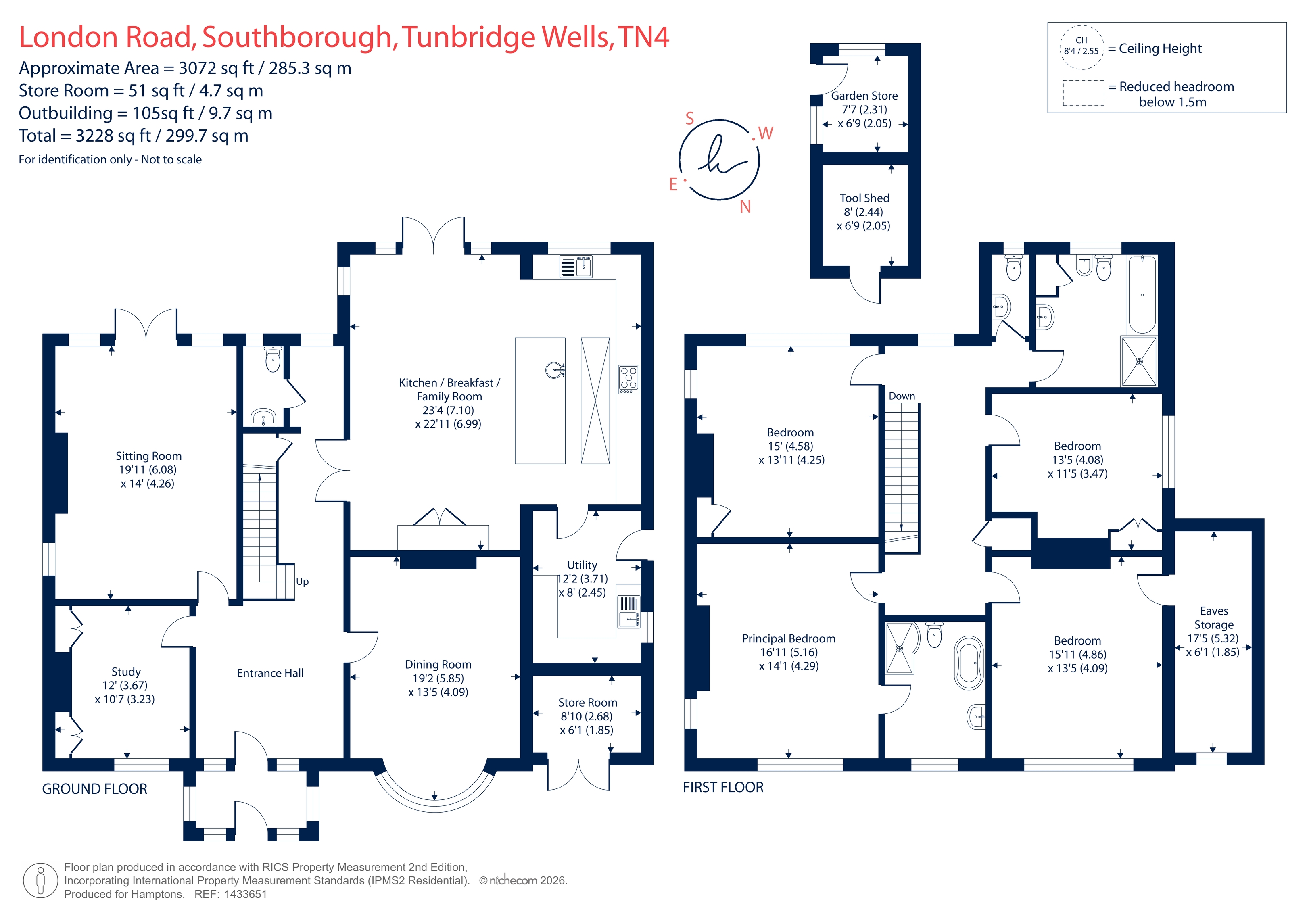 Lalecer, London Road, Tunbridge Wells floorplan