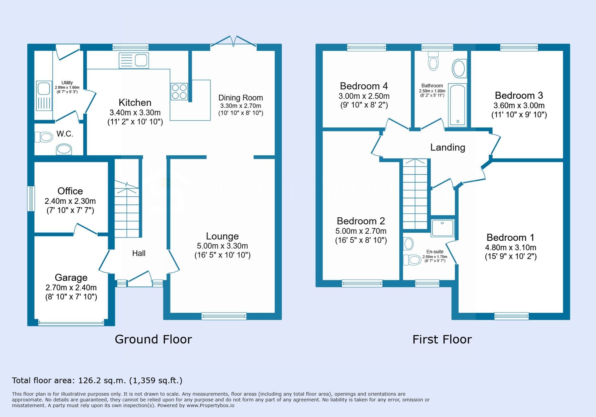 22 Penny Lodge Lane, Rossendale floorplan