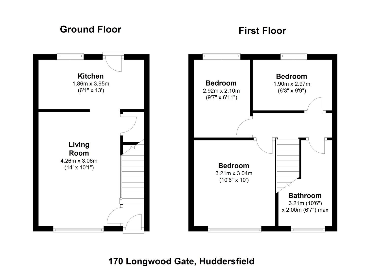 3 Bedrooms  to rent in Longwood Gate, Longwood, Huddersfield HD3