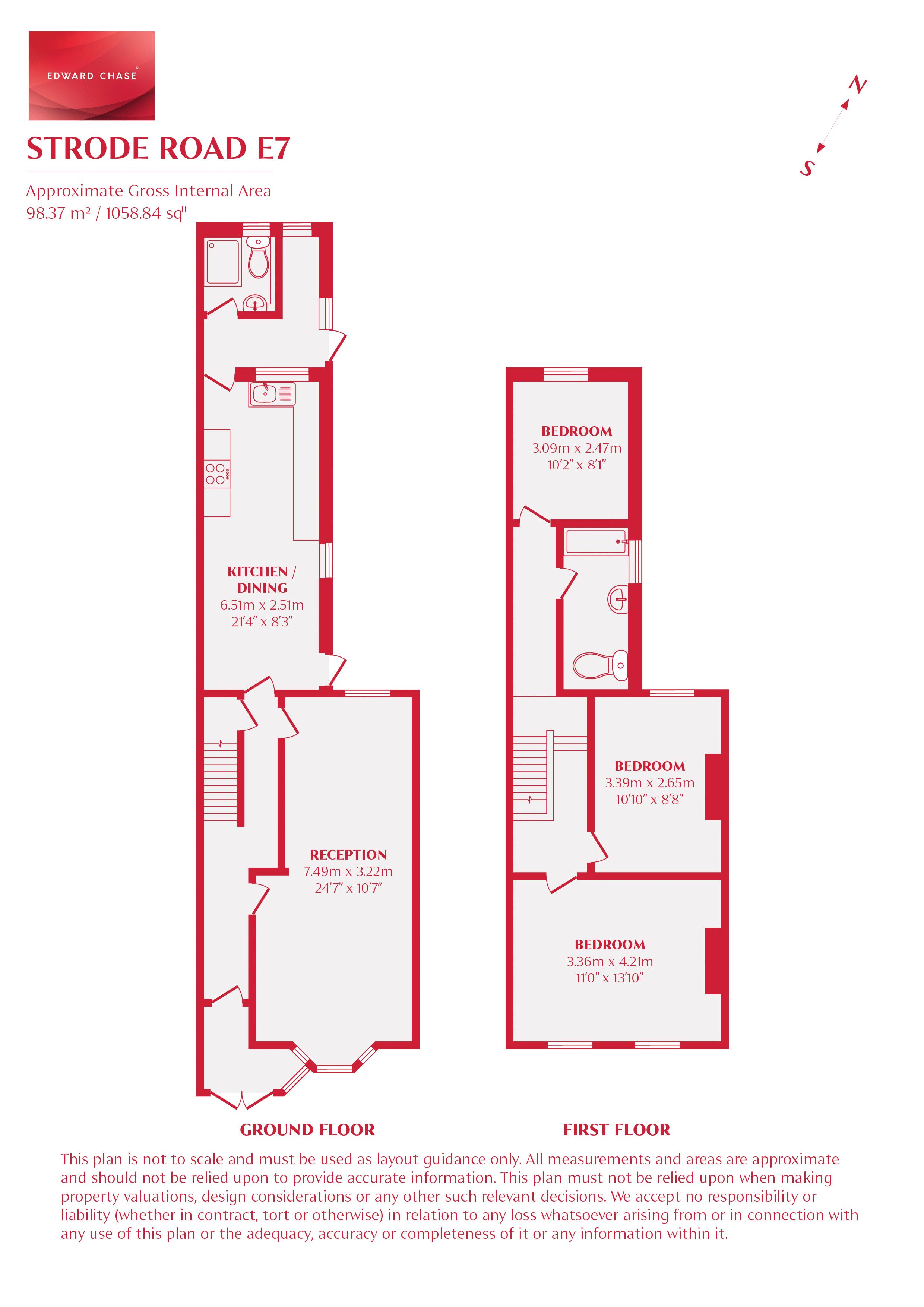 8, Strode Road, London floorplan