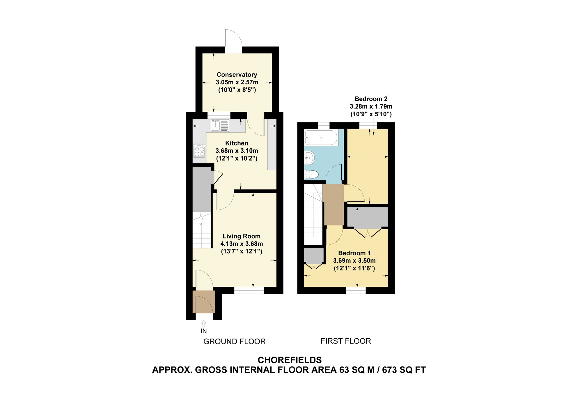 40 Chorefields, Kidlington floorplan
