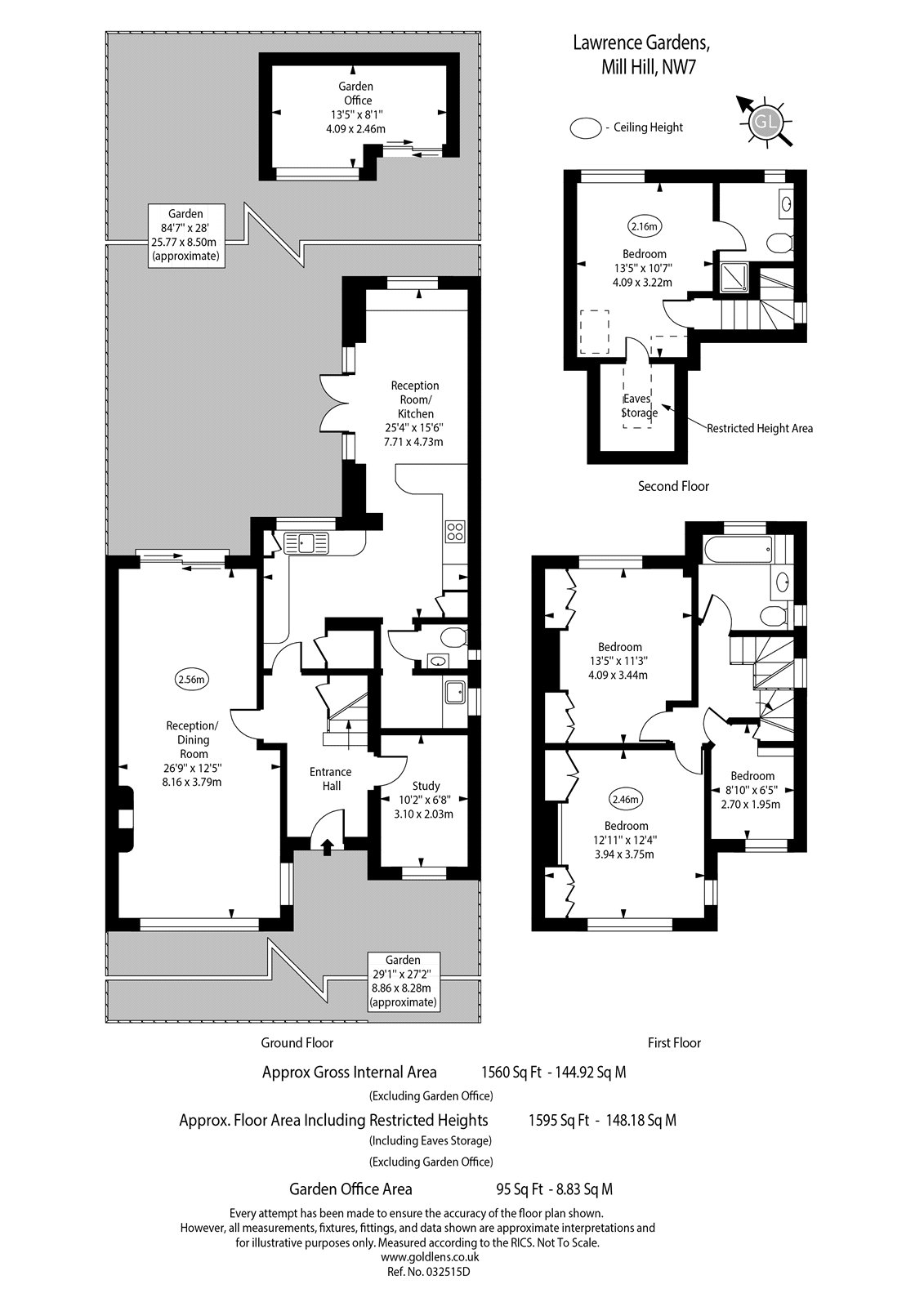 8, Lawrence Gardens, London floorplan
