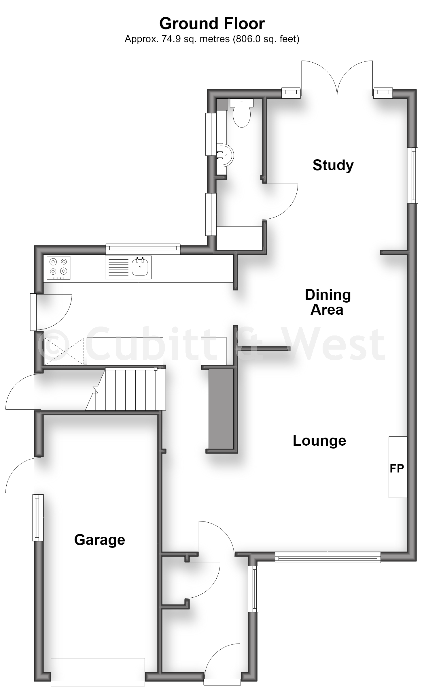 165, Rusper Road, Crawley floorplan