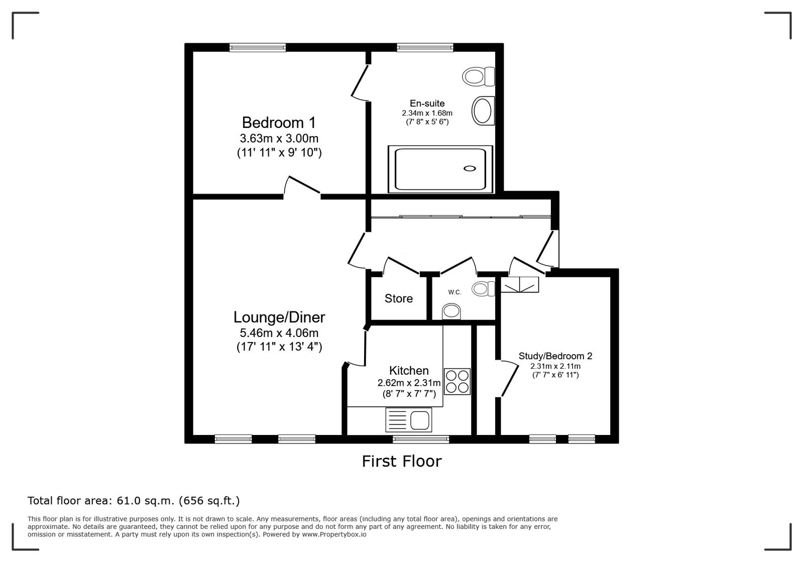 8, Building 36,, The Parade, Bicester floorplan
