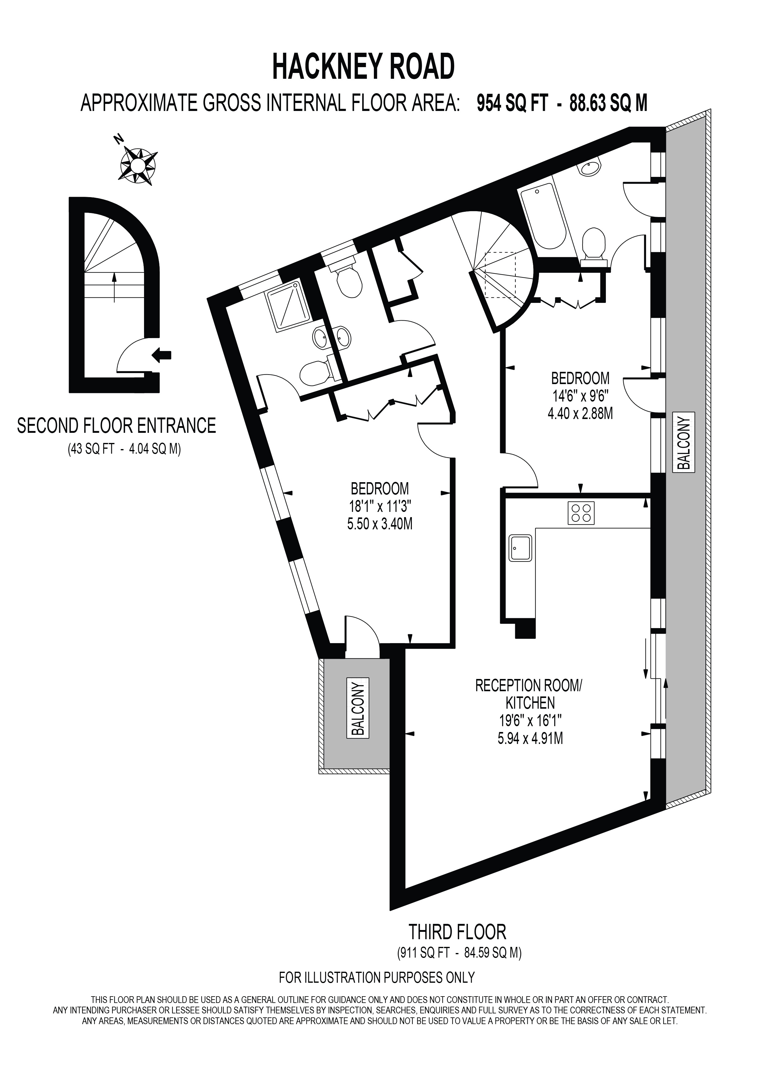 2 bed flat for sale in Hackney Road, London E2 68698455 Zoopla