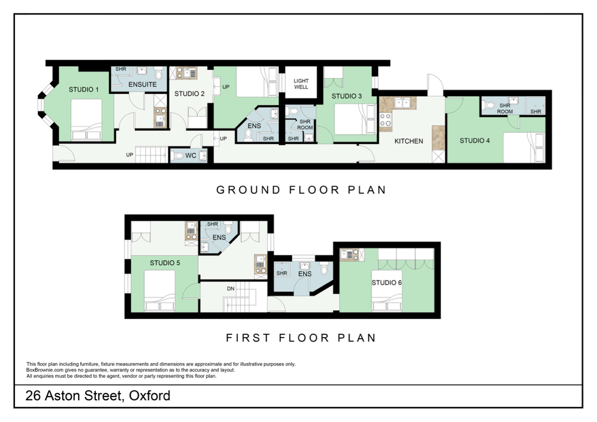 Aston Street - Studio 6, Oxford floorplan