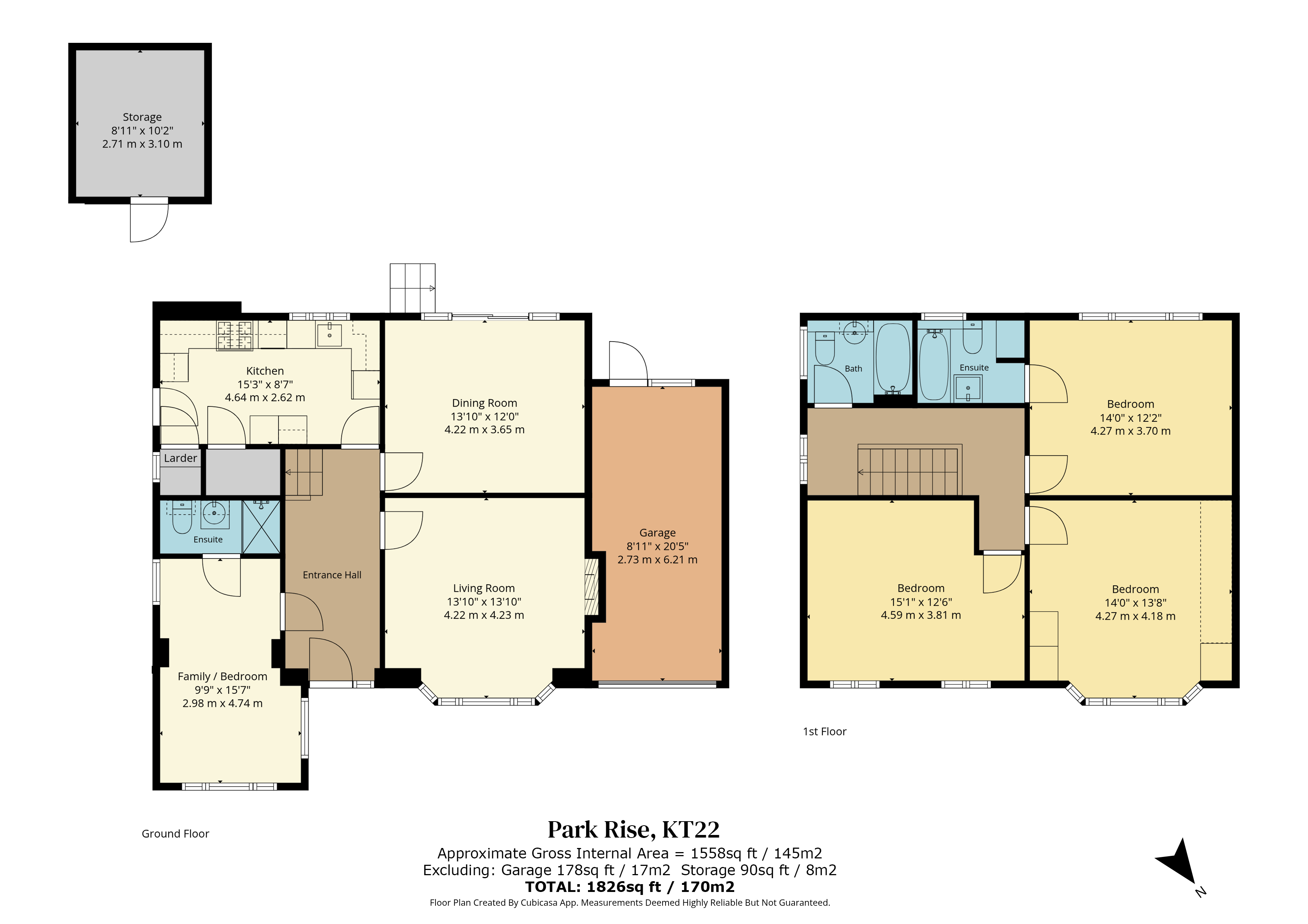 Park Rise, Surrey floorplan