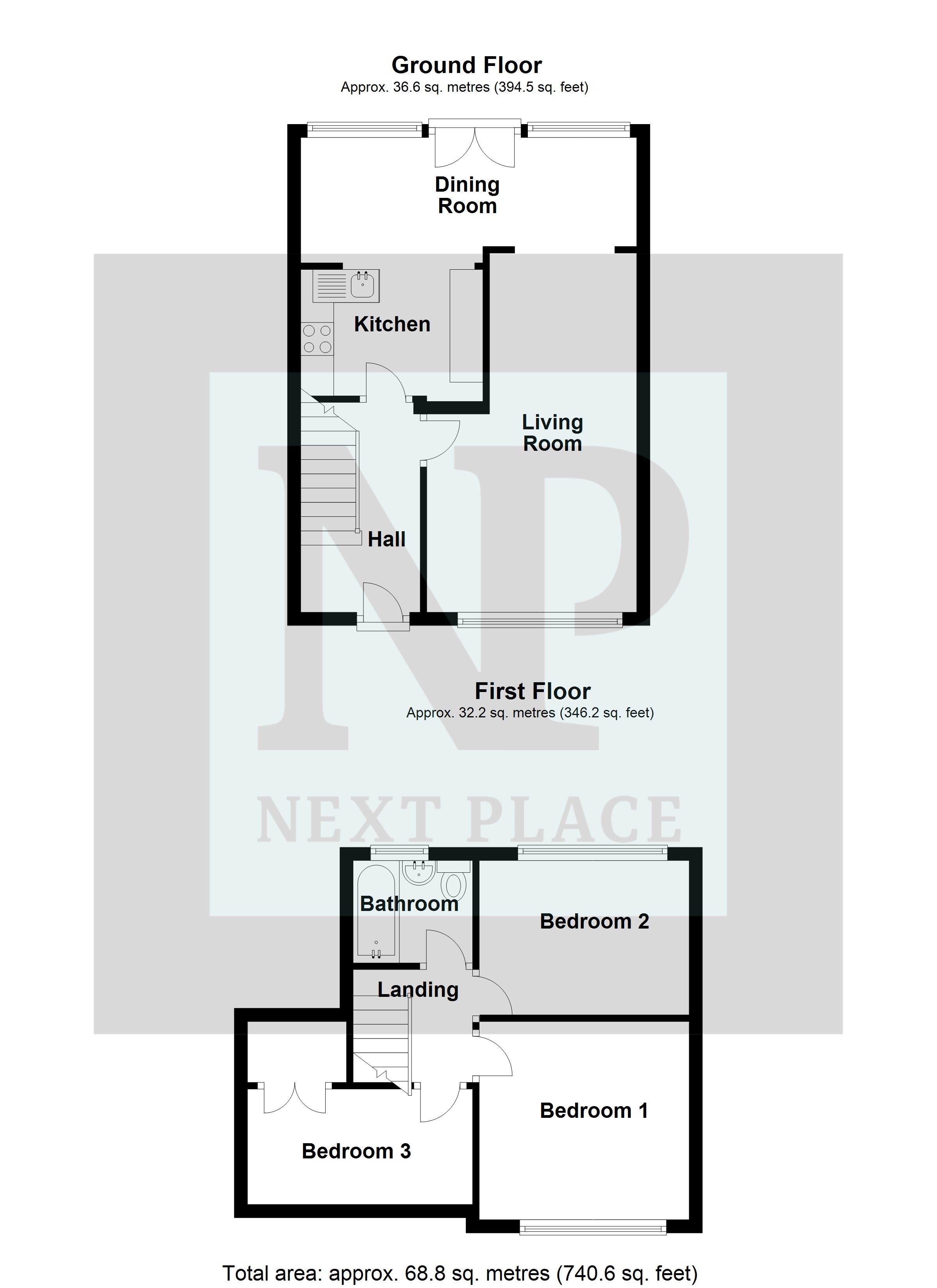 3 Bedrooms Terraced house for sale in Skidmore Avenue, Dosthill, Tamworth B77