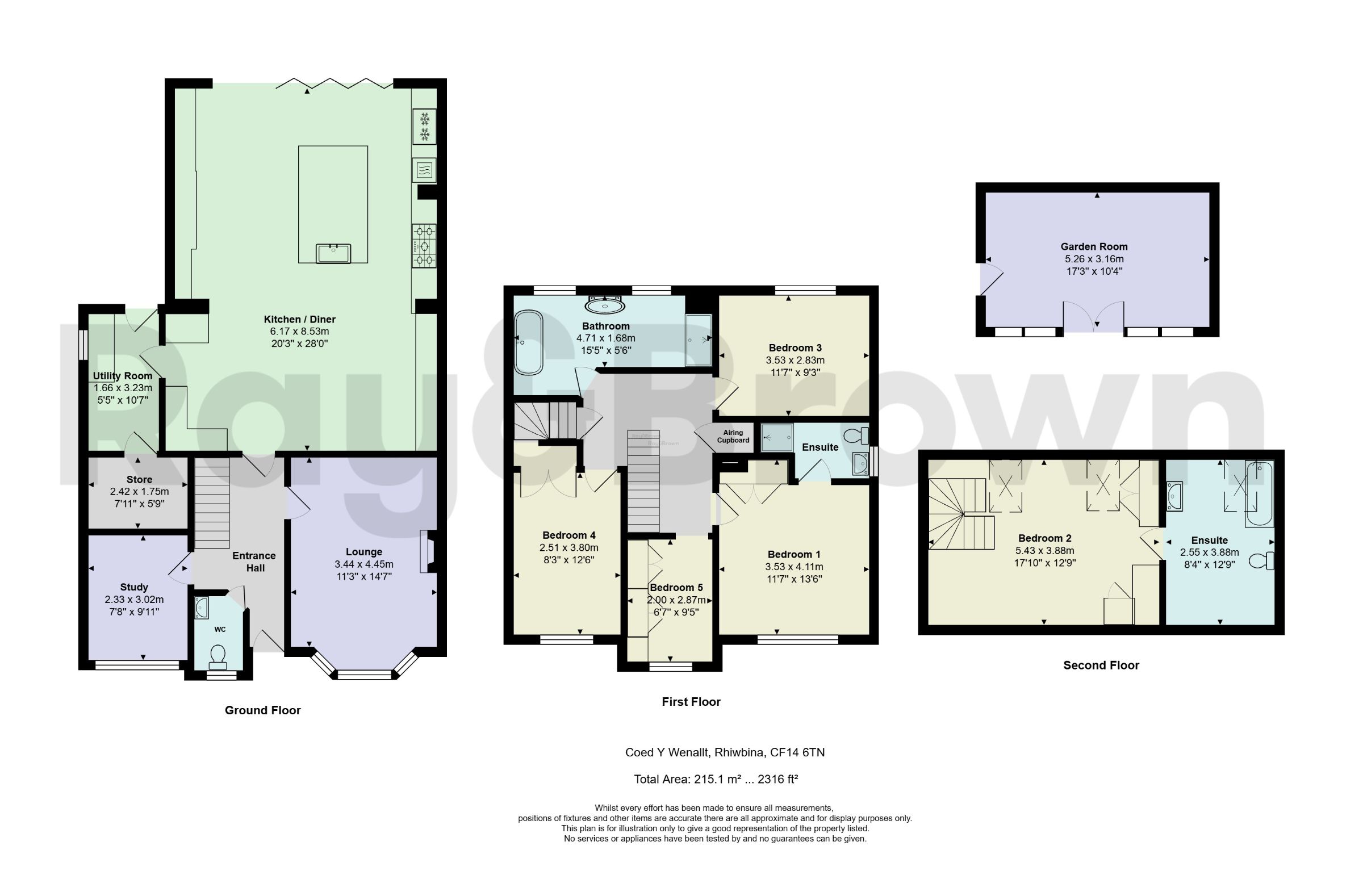 12 Coed Y Wenallt, Cardiff floorplan
