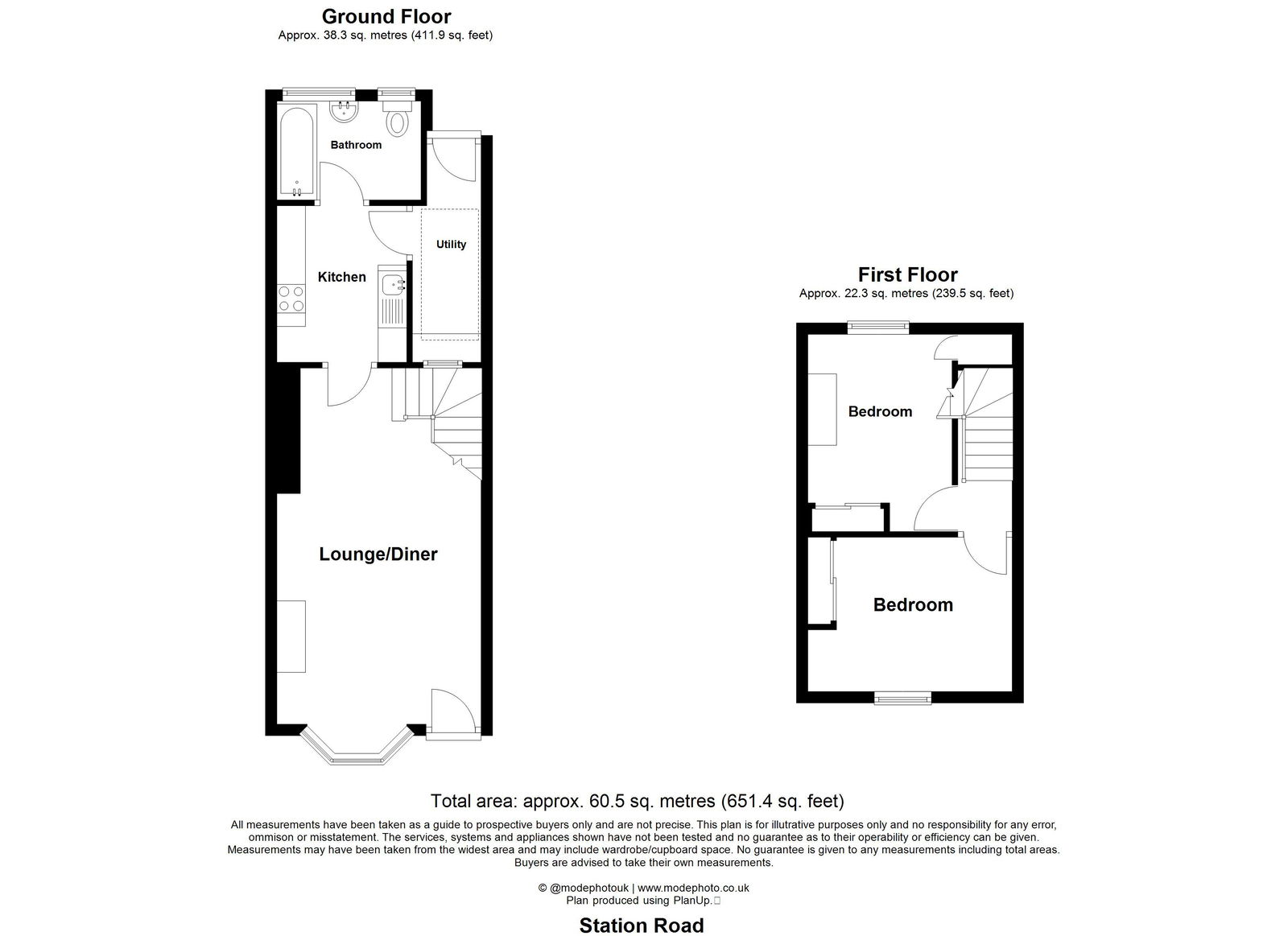 55, Station Road, Puckeridge floorplan