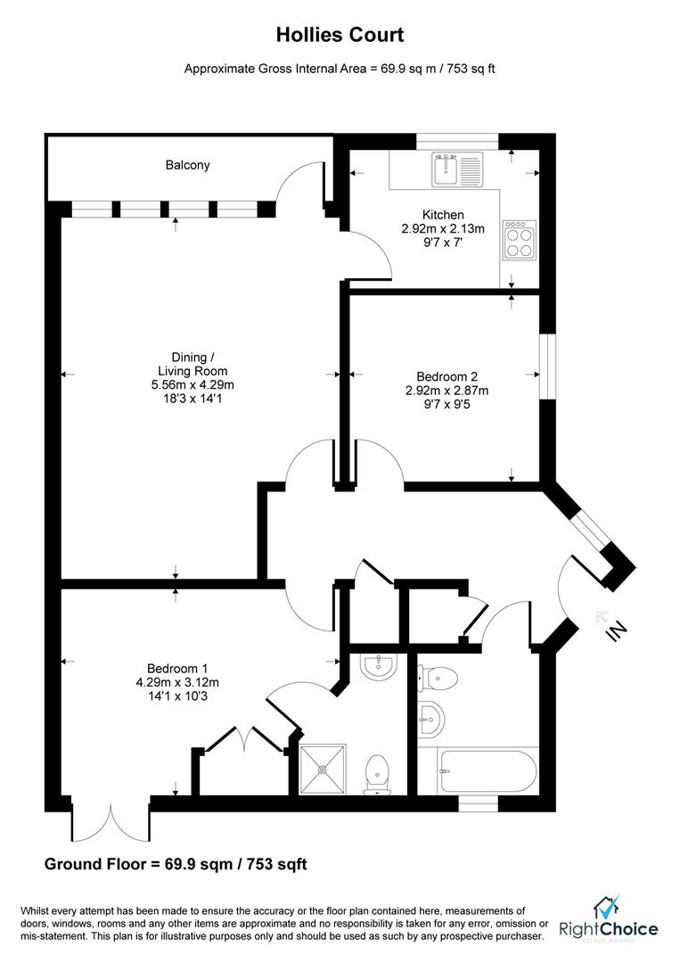 31, Hollies Court, Basingstoke floorplan
