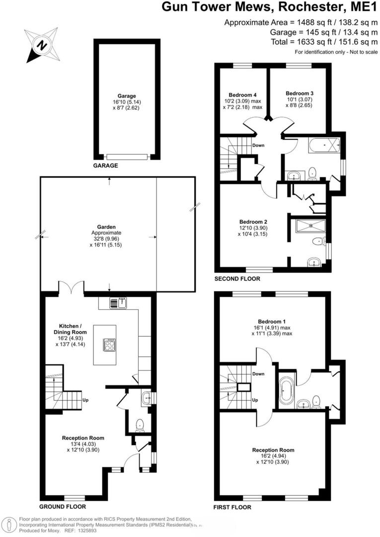 24, Gun Tower Mews, Rochester floorplan
