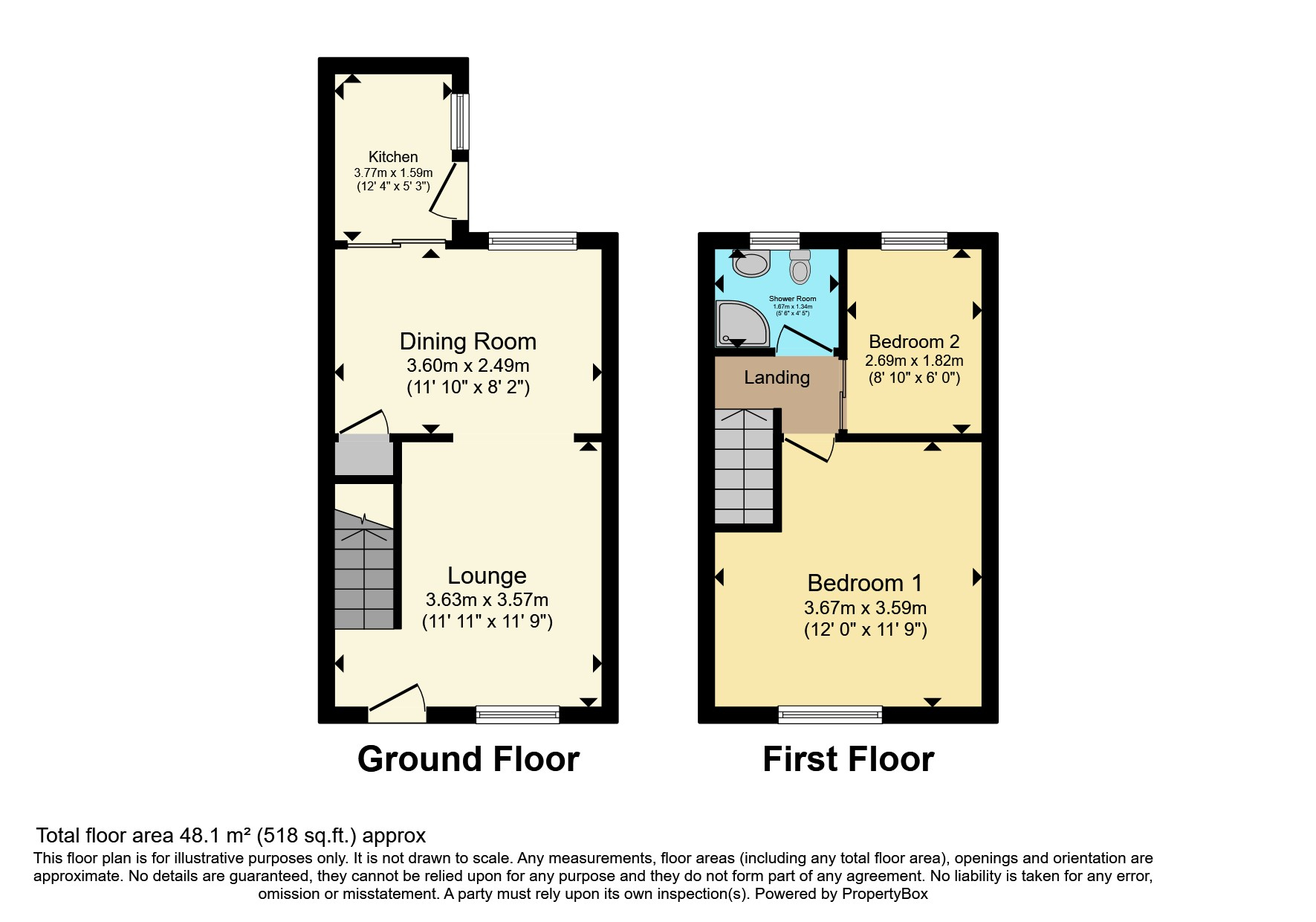 19, Alma Row, Preston floorplan