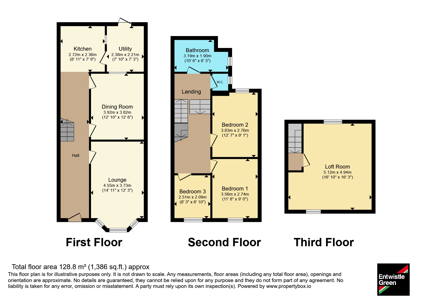 11, Peter Street, Lancashire floorplan