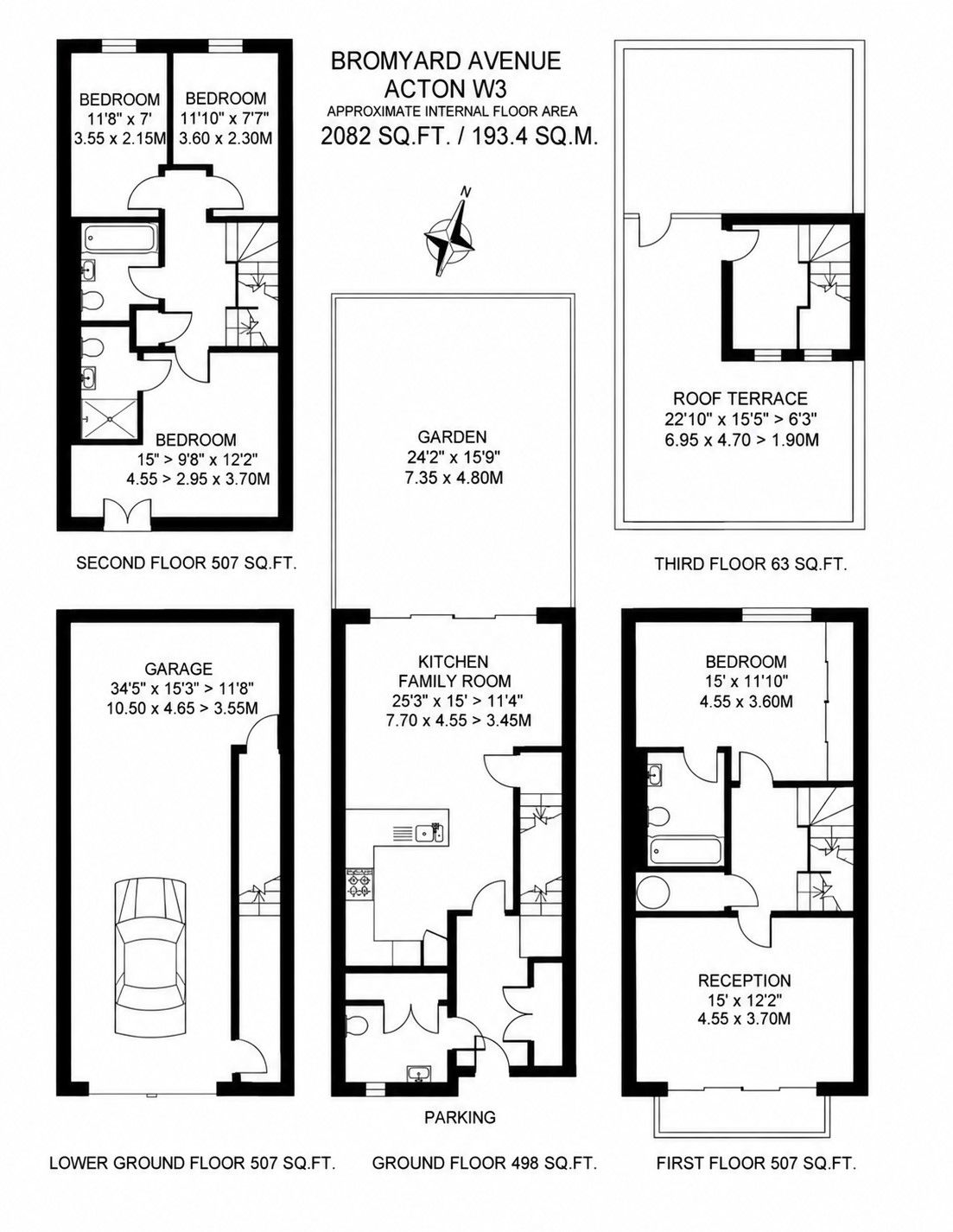 209 Bromyard Avenue, London floorplan