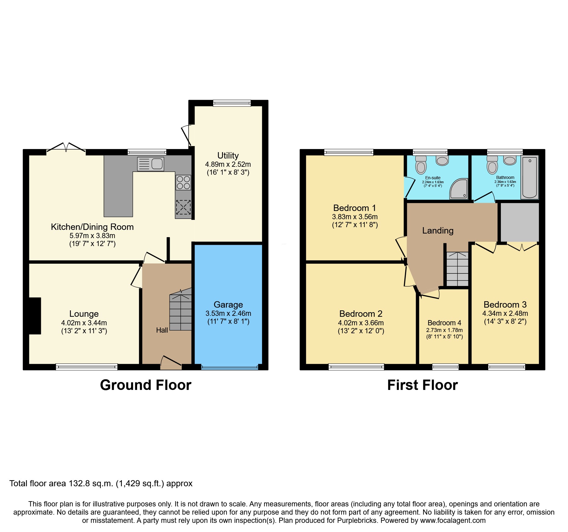19, St. Annes Crescent, Grasscroft, Oldham floorplan