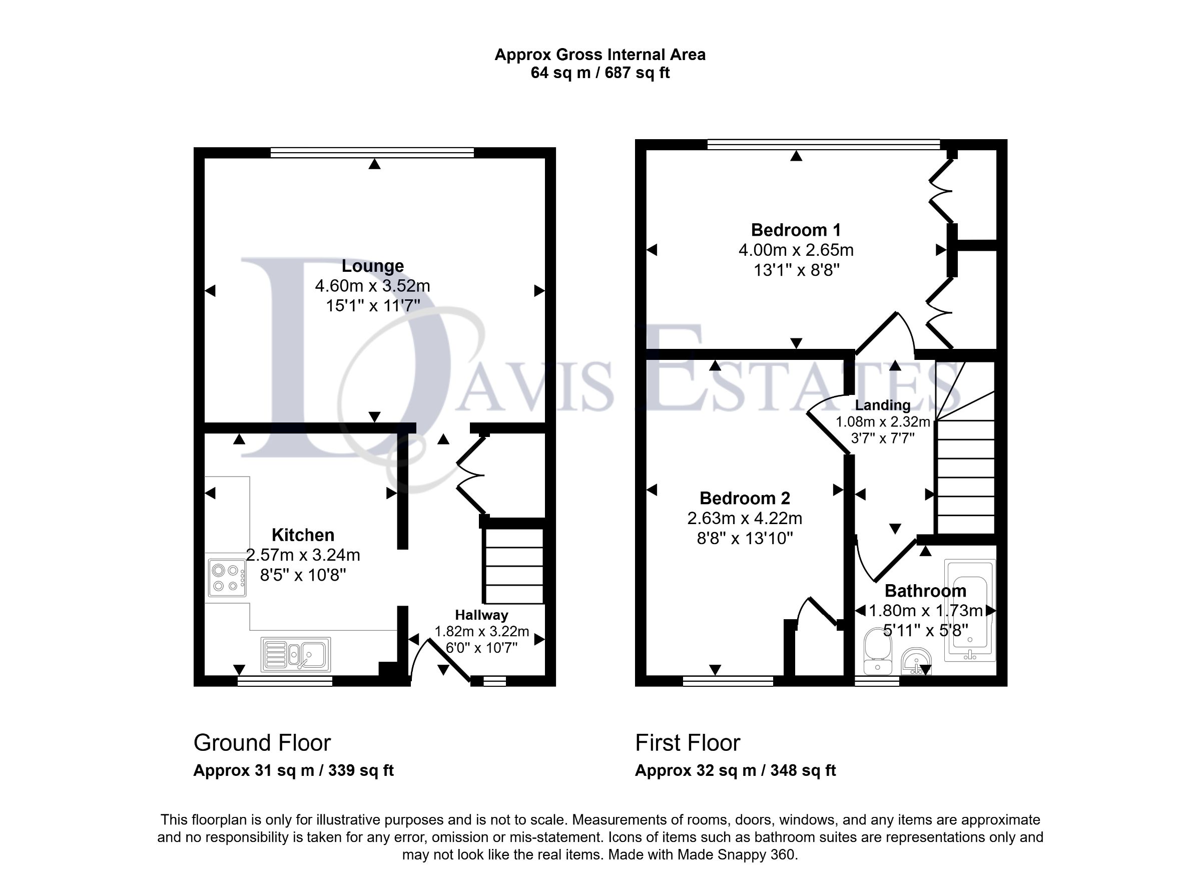 3 Victor Approach, Hornchurch floorplan