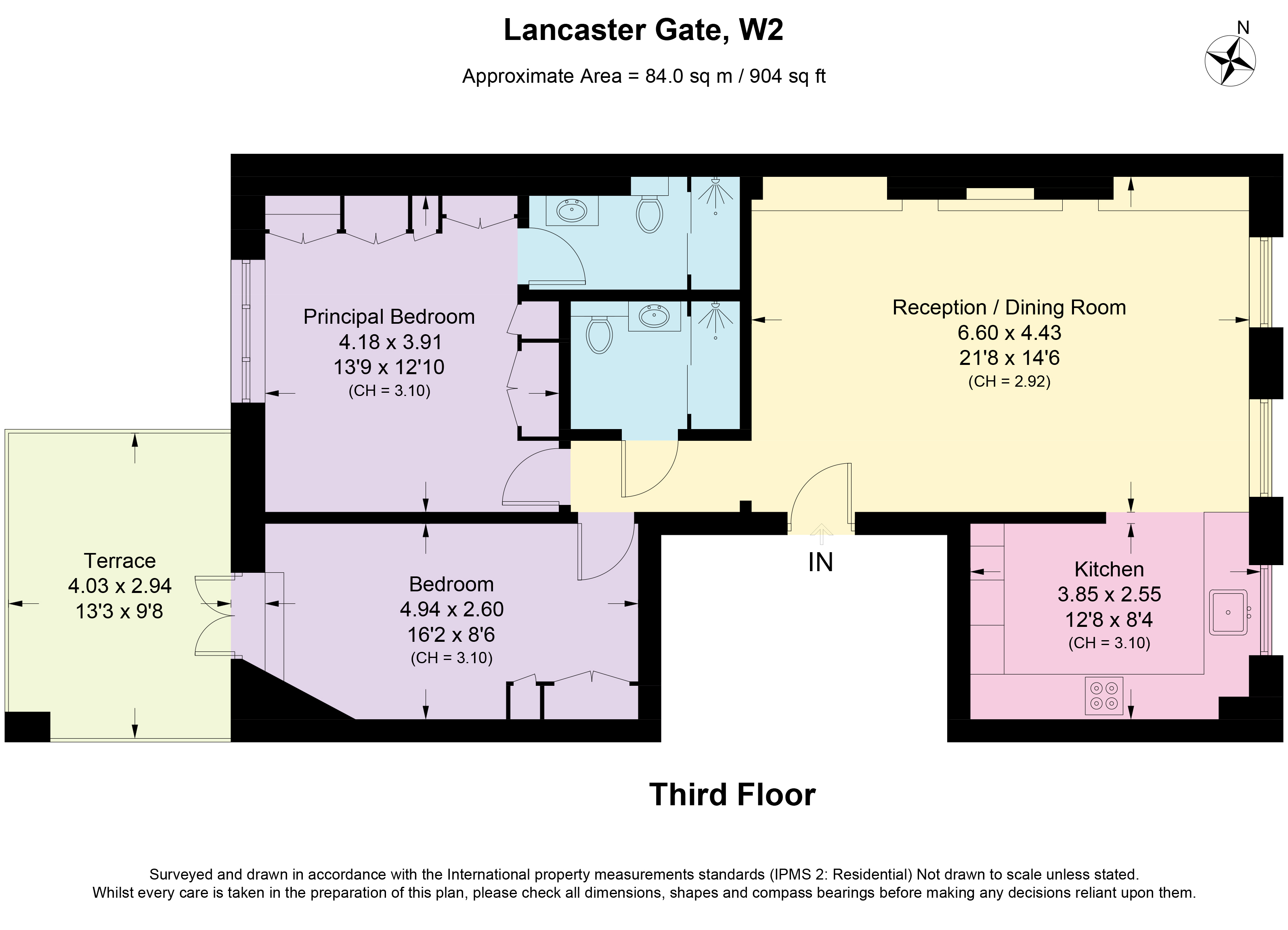 53, Lancaster Gate, London floorplan