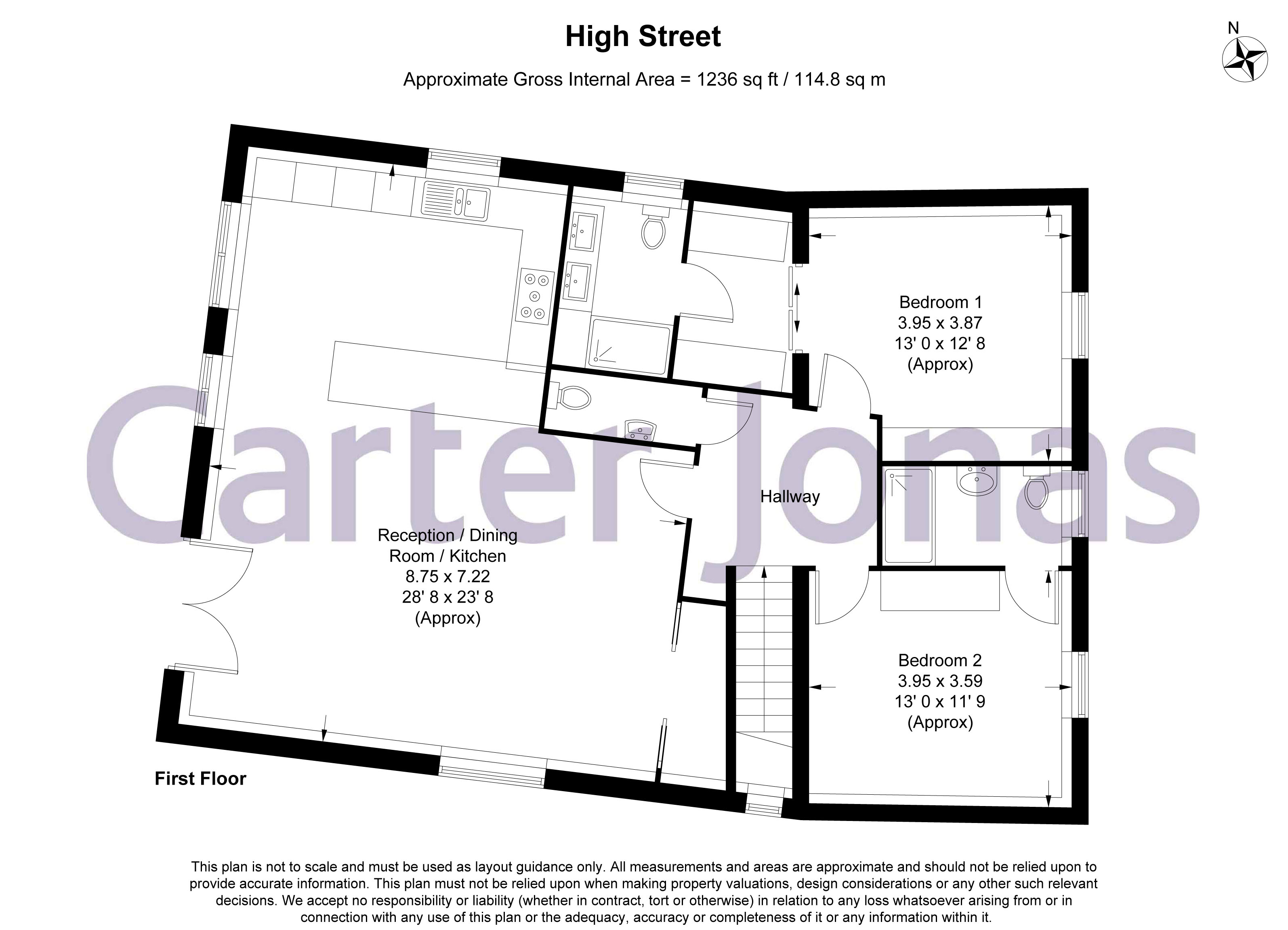 76a, High Street, Cambridge floorplan