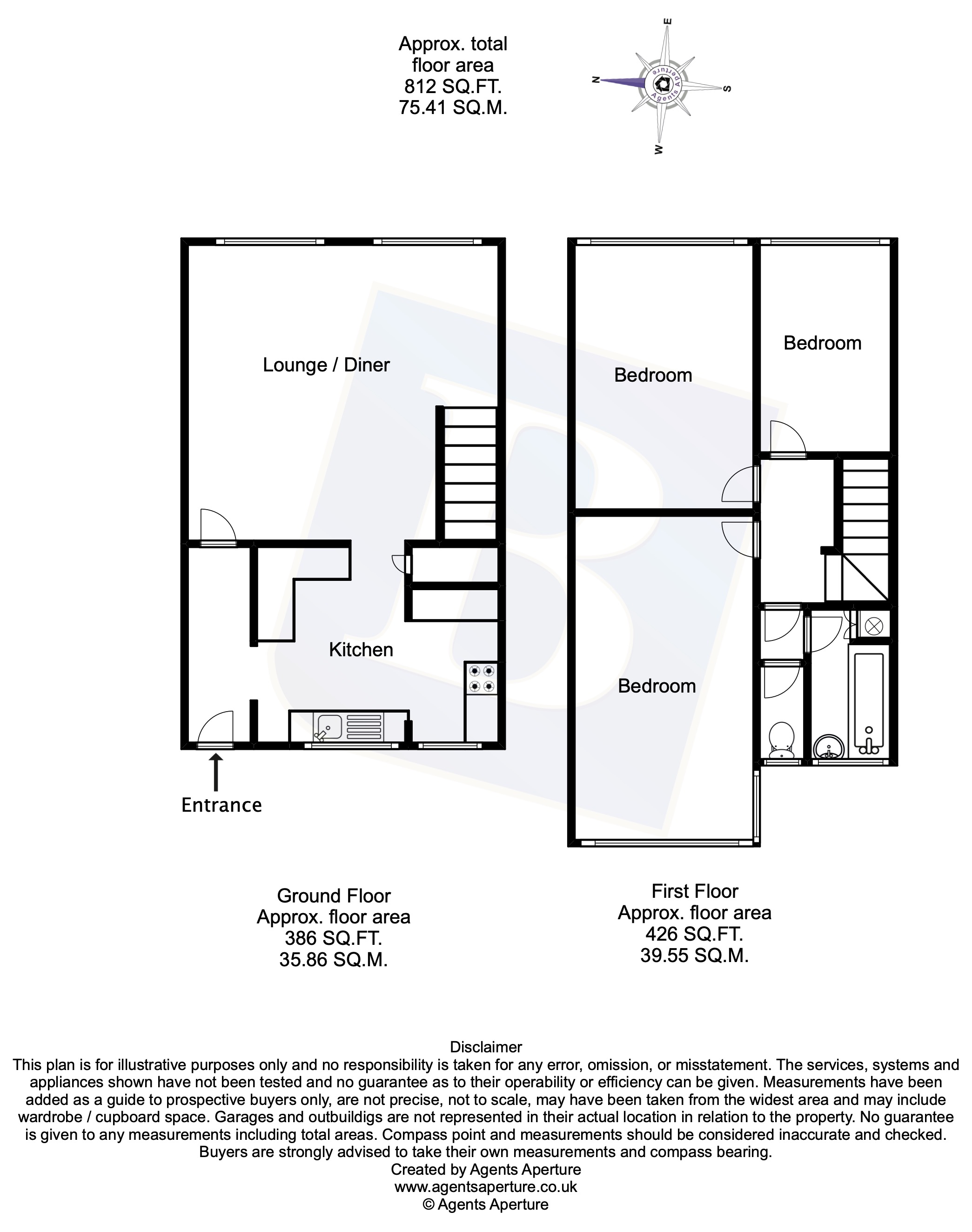 Fontenelle House, Sceaux Gardens, London SE5, 3 bedroom flat for sale 62371476 PrimeLocation