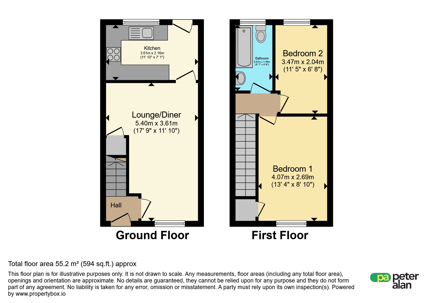 16, Rhos Helyg, Caerphilly floorplan