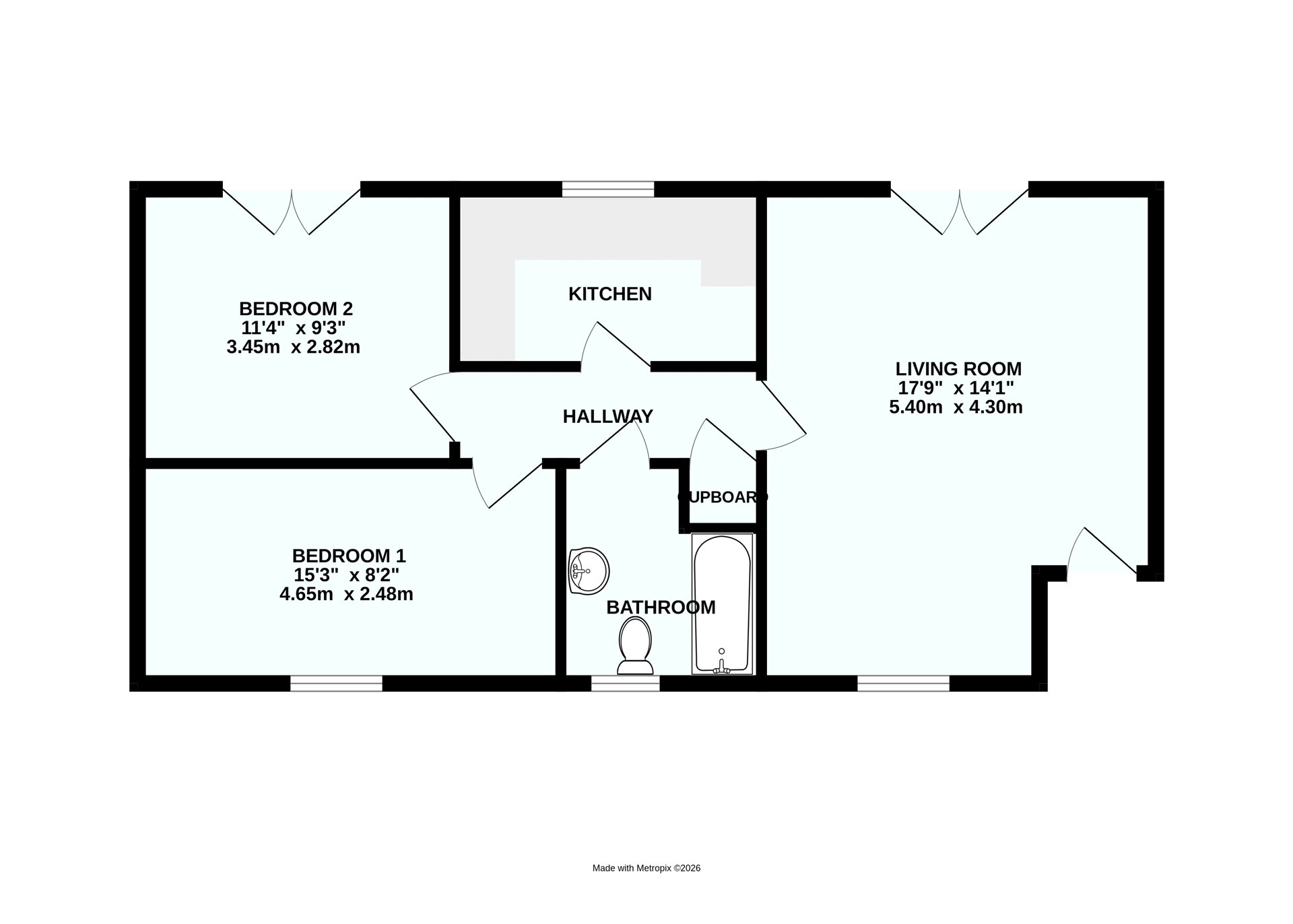 82, Russell Walk, Devon floorplan
