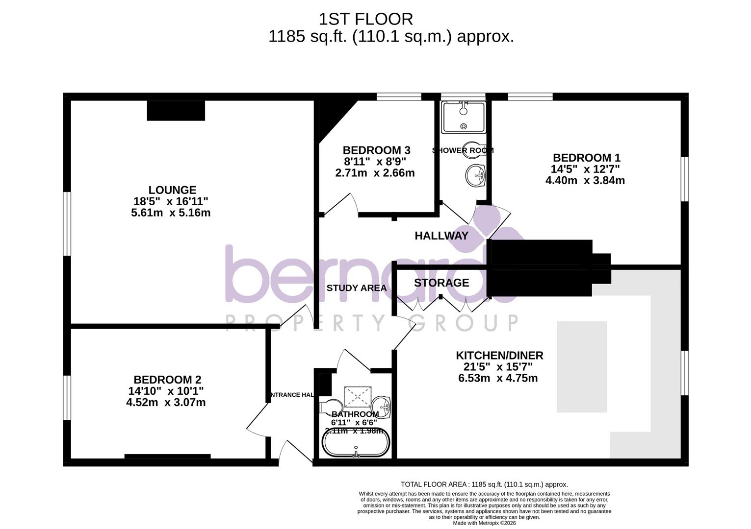 Flat 2 Stokehurst, 35, Anglesey Road, Gosport floorplan