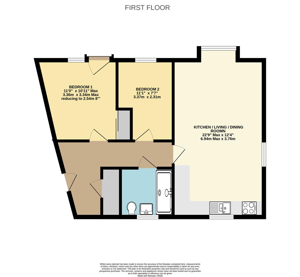 8, Ellacott Road, Exeter floorplan