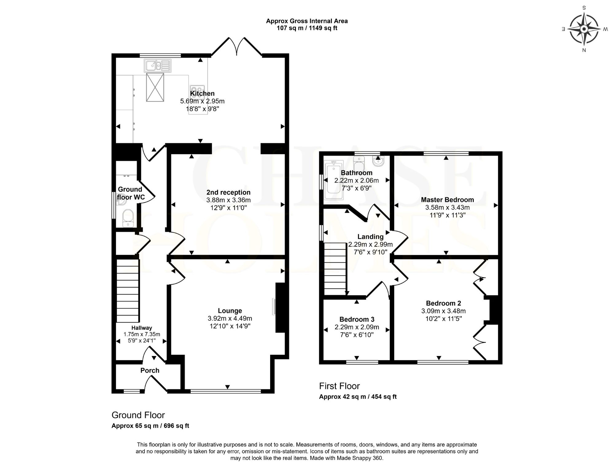 105 Ashley Road, South Shields floorplan