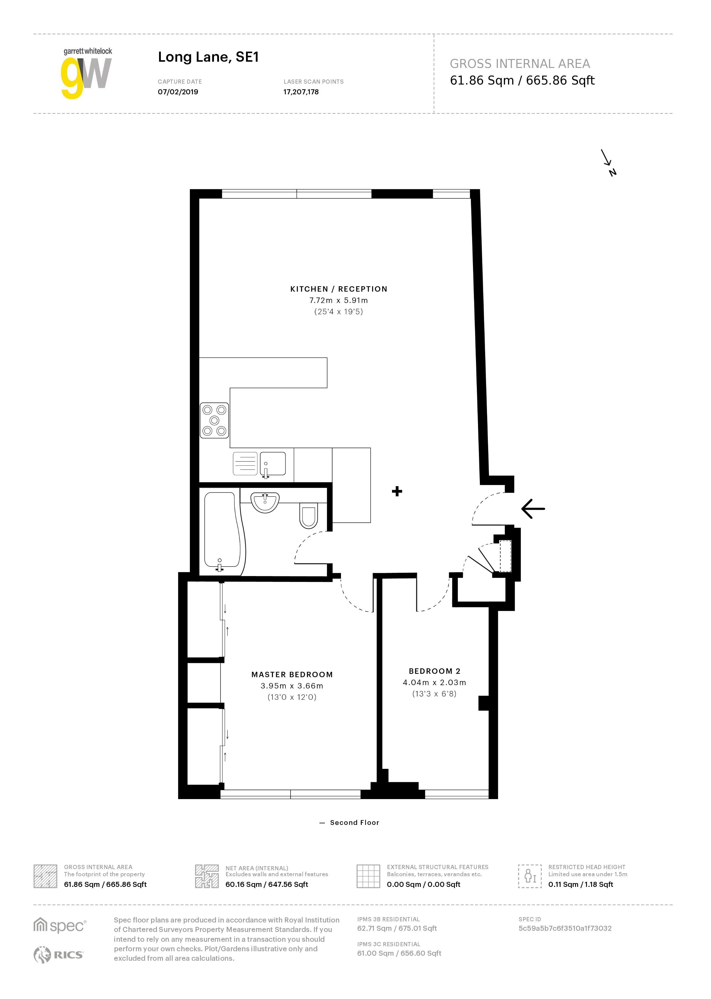 2 Bedrooms Flat to rent in Long Lane, London SE1