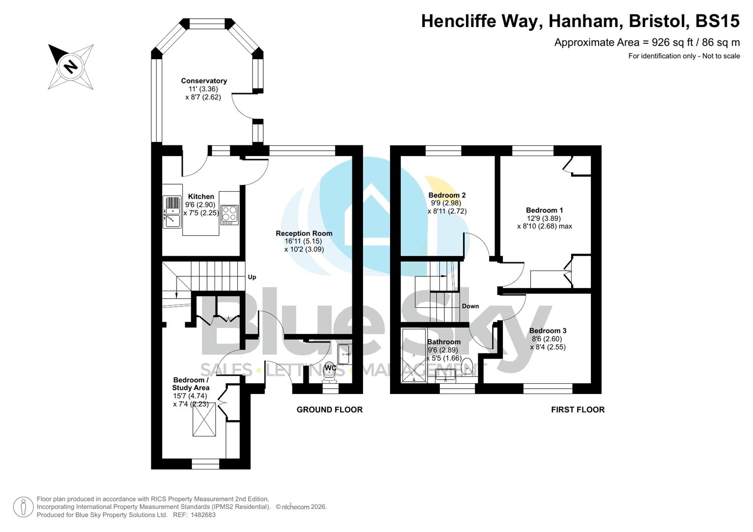 30, Hencliffe Way, Bristol floorplan