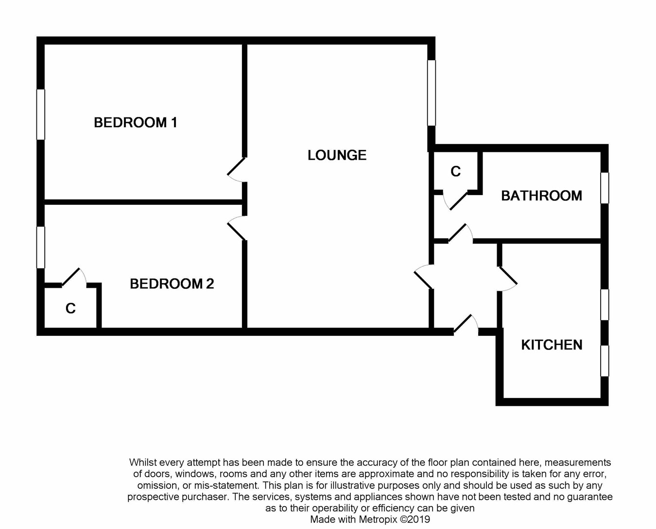 2 Bedrooms Flat for sale in Commercial Road, Strathaven ML10