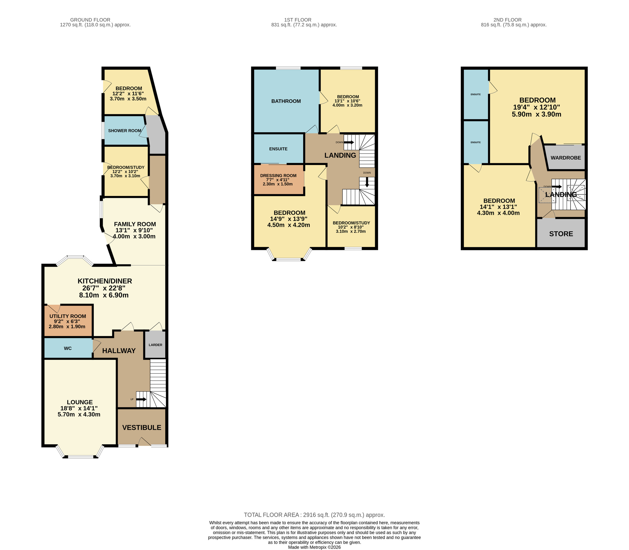 191 Bon Accord Street, Aberdeen floorplan