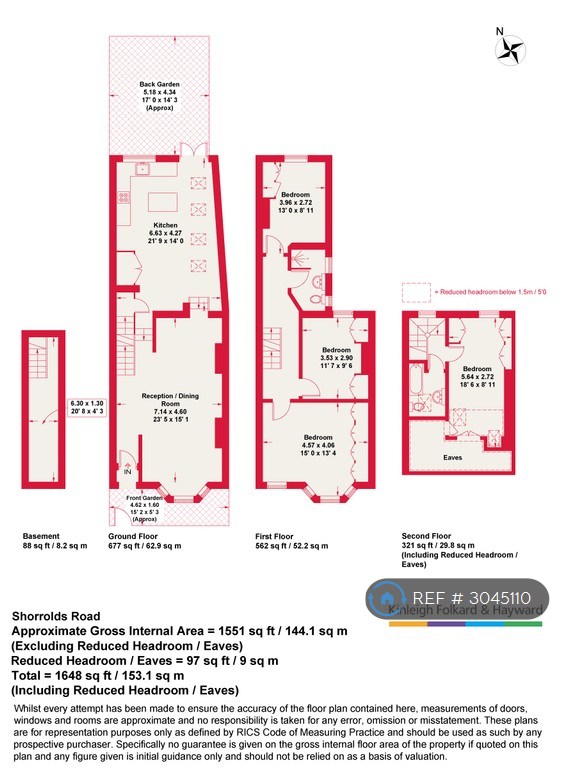 Shorrolds Road, London floorplan