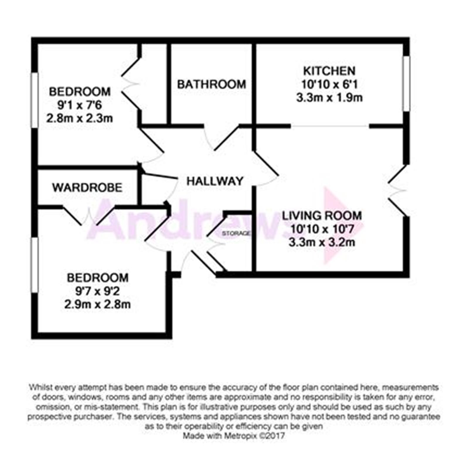 2 Bedrooms Flat to rent in First Floor Flat, Montpelier Court, Montpelier BS6