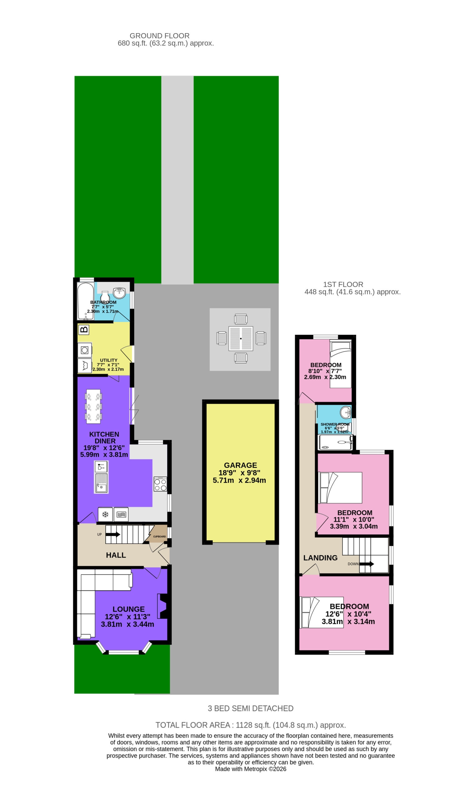 9, Seals Road Donisthorpe, Swadlincote floorplan
