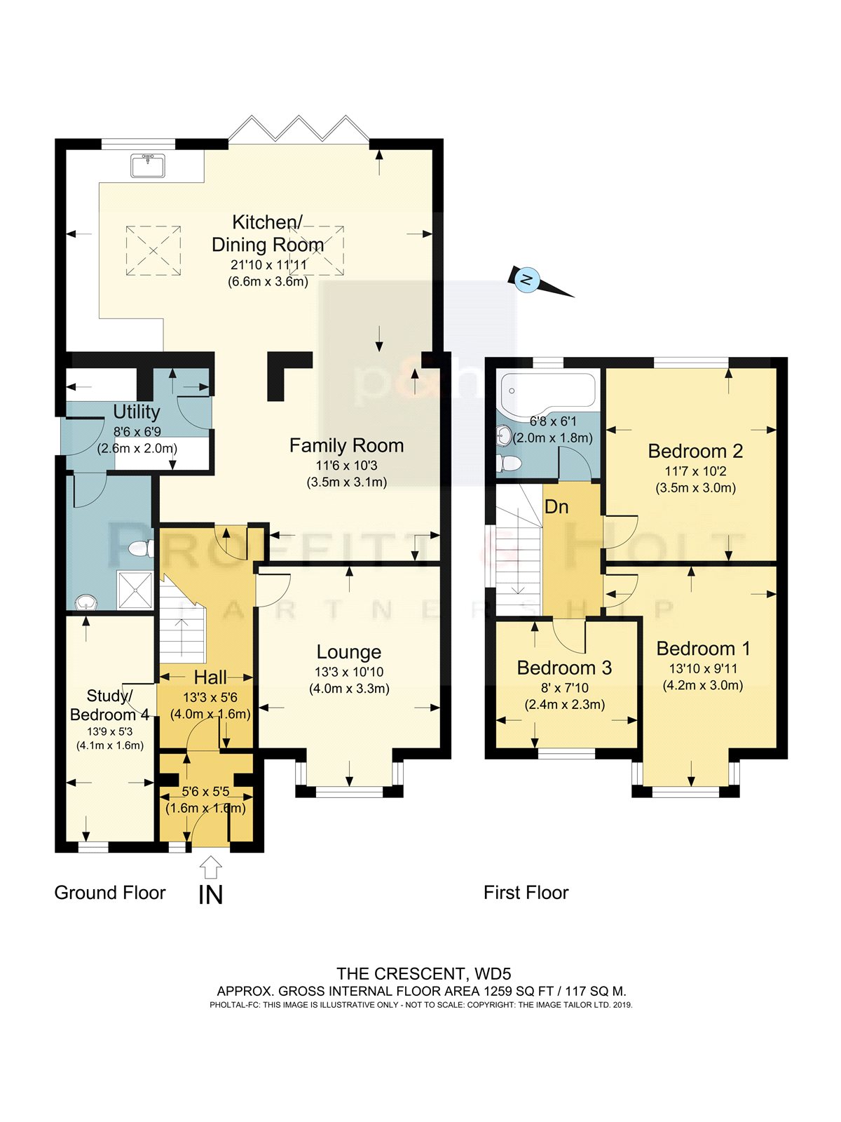 4 Bedrooms Semi-detached house for sale in The Crescent, Abbots Langley WD5