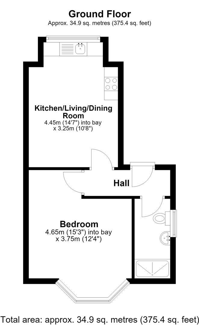 129A, Selhurst Road, London floorplan