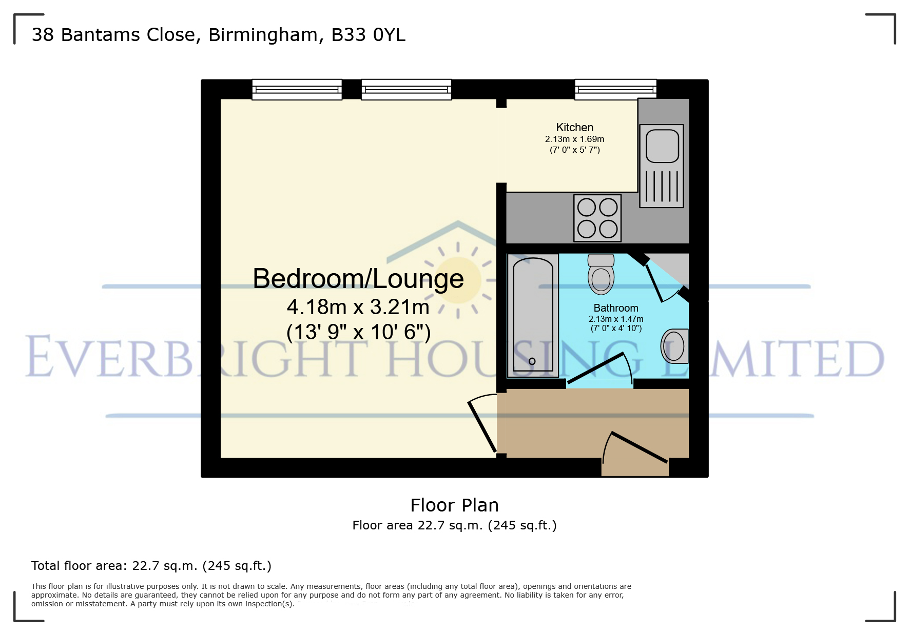 38, Bantams Close, Birmingham floorplan