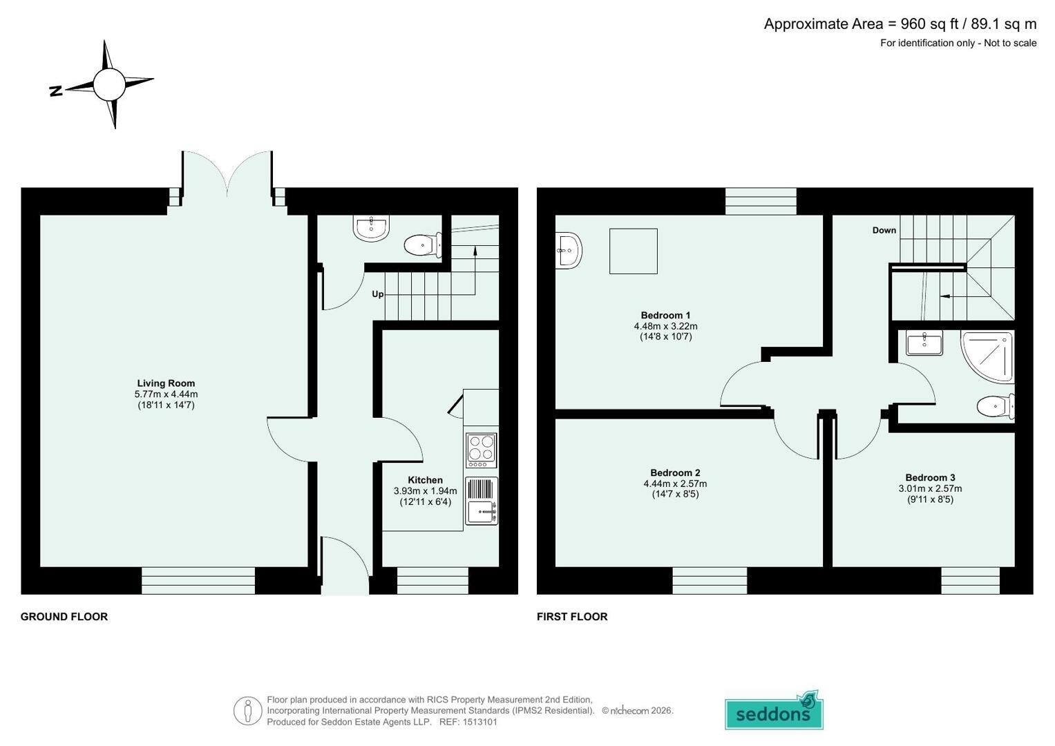 25B, Park Hill, Tiverton floorplan