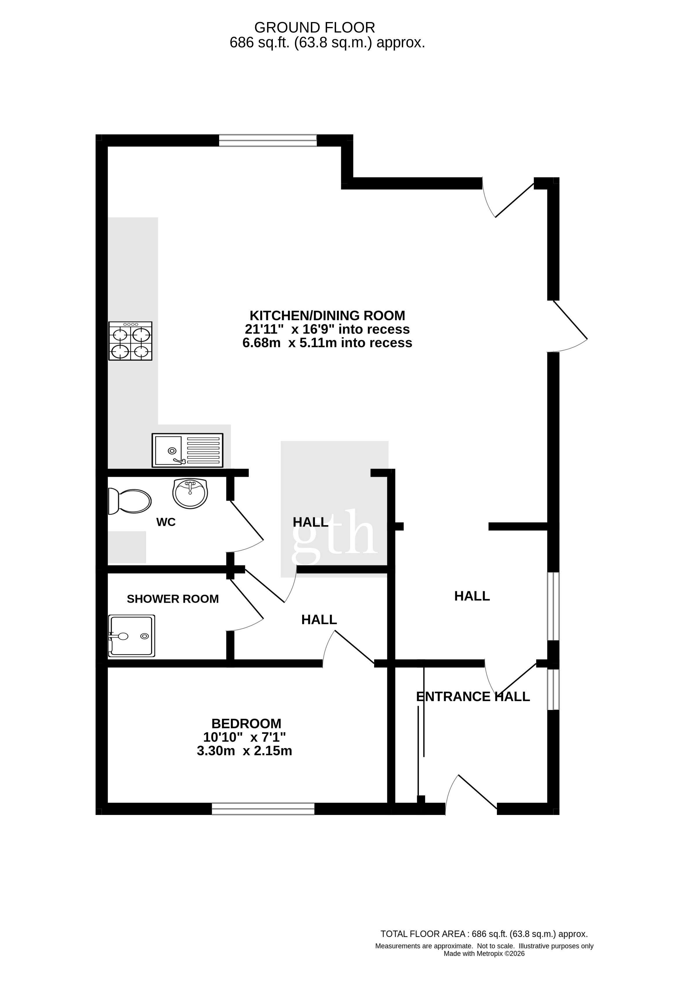 Treepots,, West Bagborough, Somerset floorplan