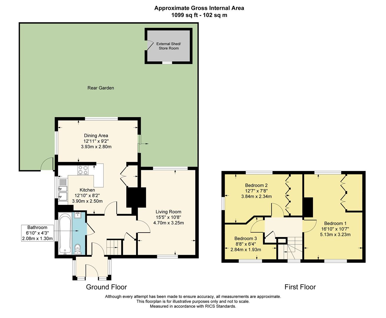 21, Barfield Avenue, London floorplan