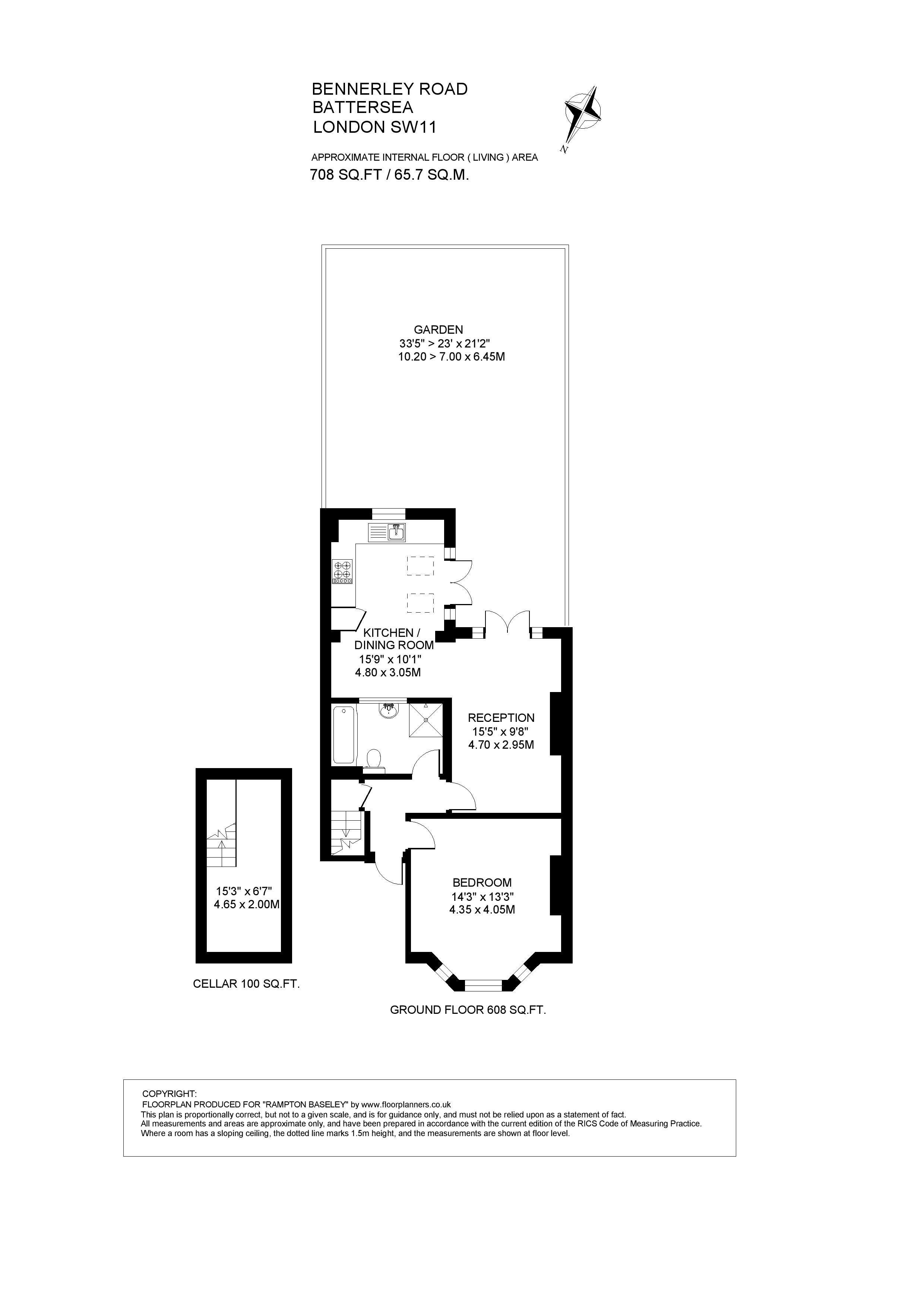 Bennerley Road, SW11 floorplan
