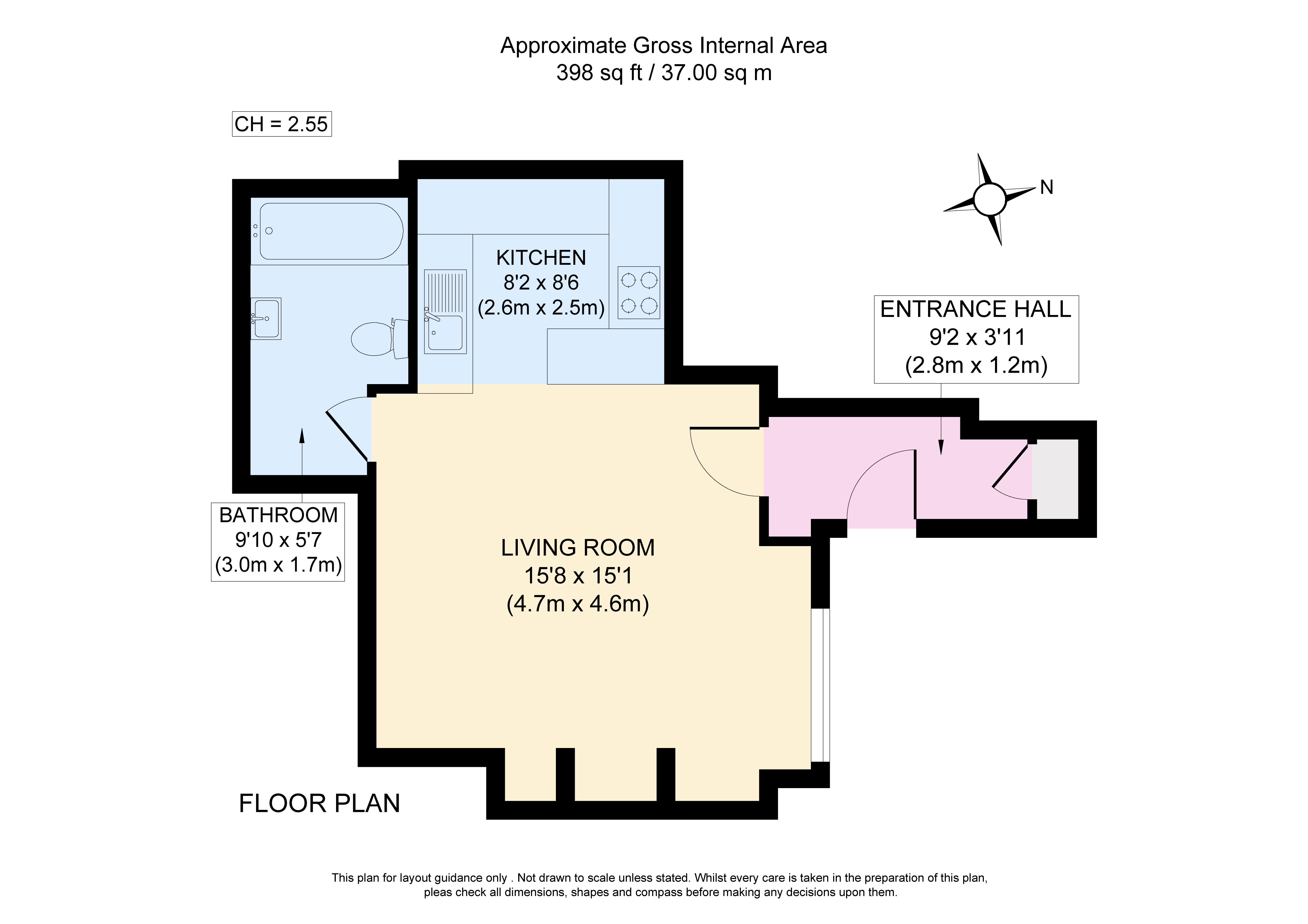 Girdlers Road, London floorplan