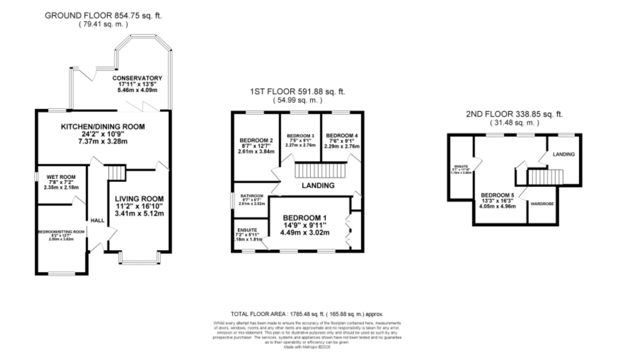 10 Ebony Close, Stafford floorplan