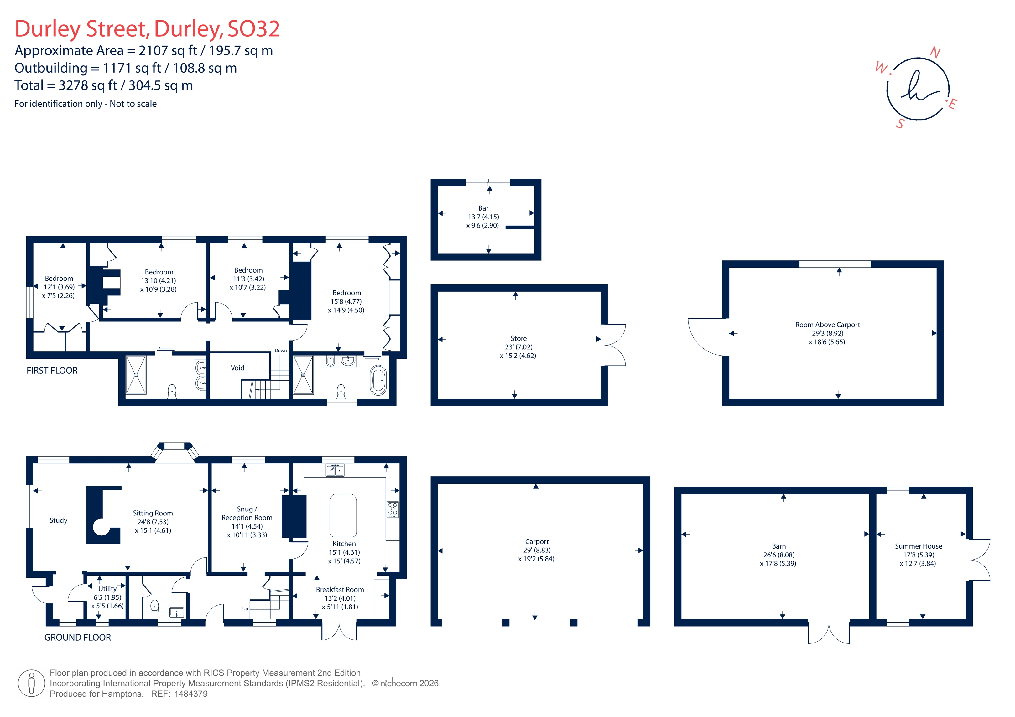 Elm Tree Farm, Durley Street, Durley floorplan