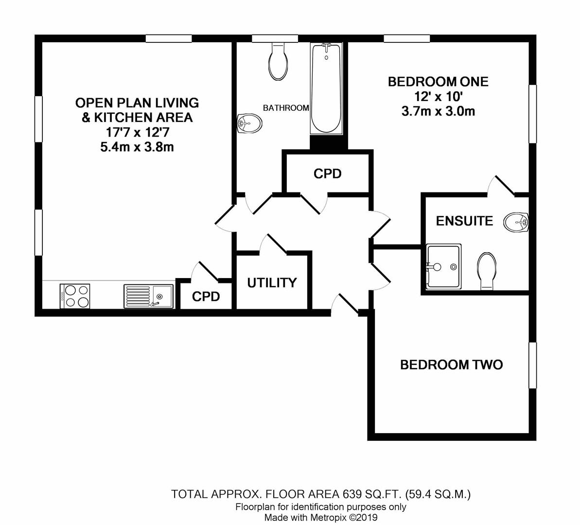 2 Bedrooms Flat for sale in Staldon Road, Wichelstowe SN1