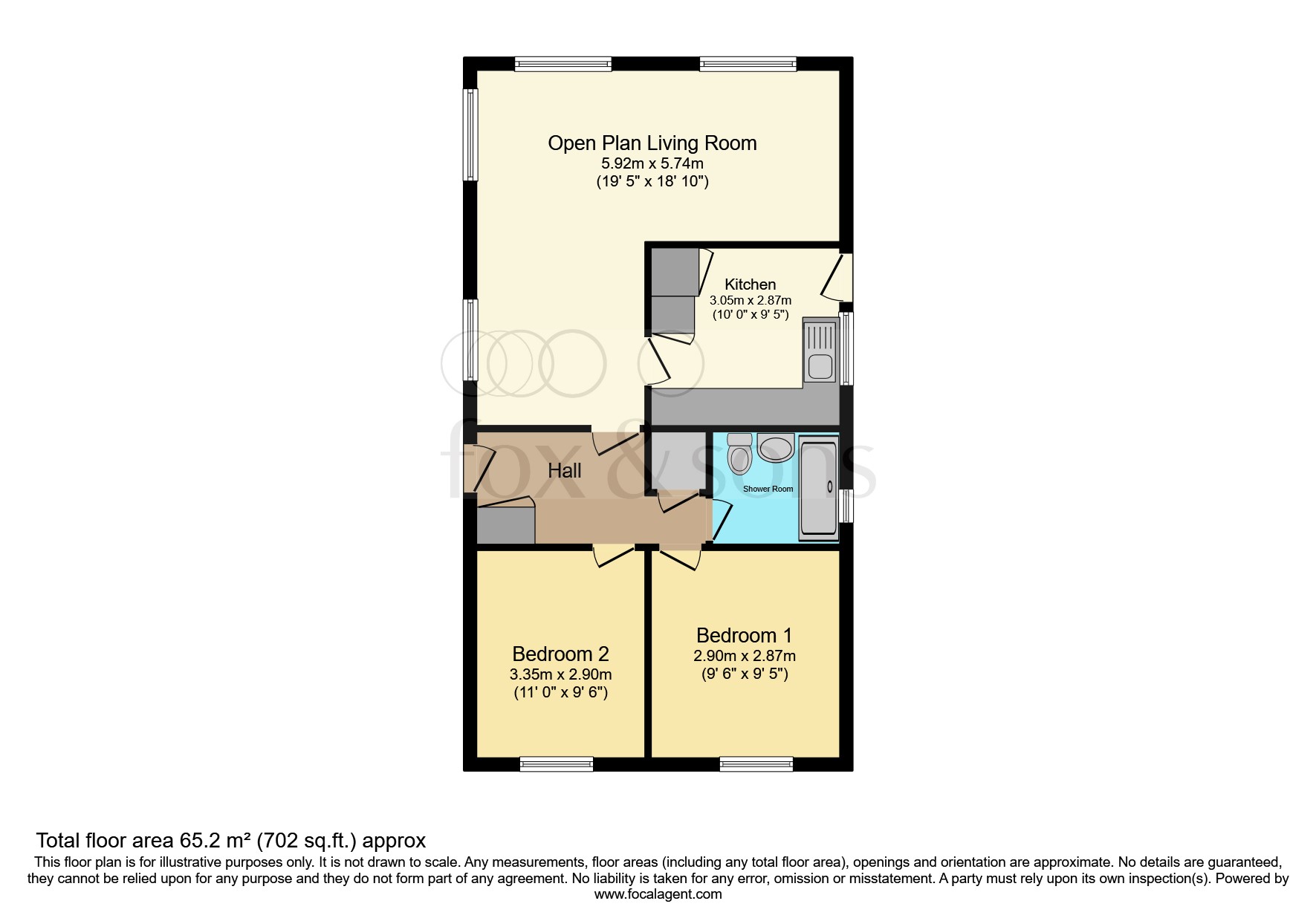 305, Lion House Park, Mill Road, Hailsham floorplan